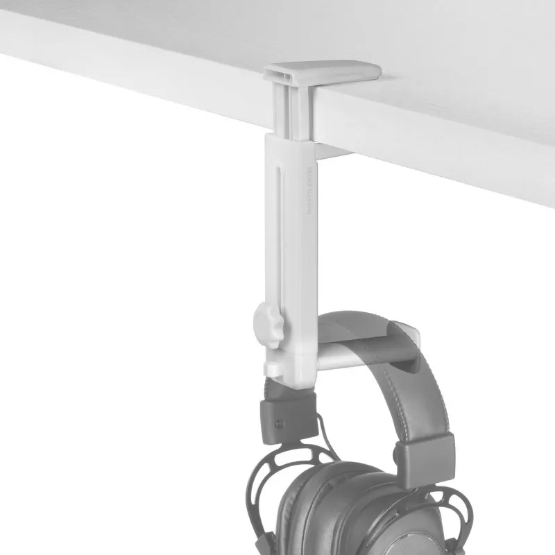&divide; Soporte de auriculares mars gaming mhh2 white instalacion por debajo o encima de la mesa rotacion 36