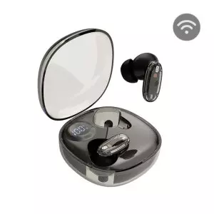 &divide; Auricular intrauditivo bluetooth mars gaming mhib2  bt5.1 tws estuche 24h bat. negro