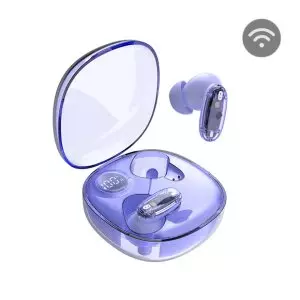 &divide; Auricular intrauditivo bluetooth mars gaming mhib2  bt5.1 tws estuche 24h bat. lila