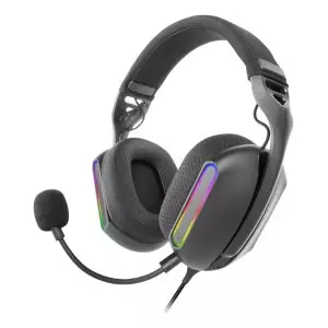 &divide; Headset mars gaming mhpro argb jack 3.5mm alimentacion usb control volumen color negro