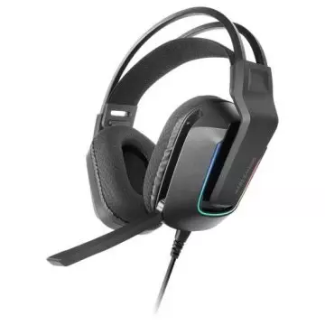 &divide; Headset mars gaming mhstrike frgb jack 3.5mm alimentacion usb control volumen color negro
