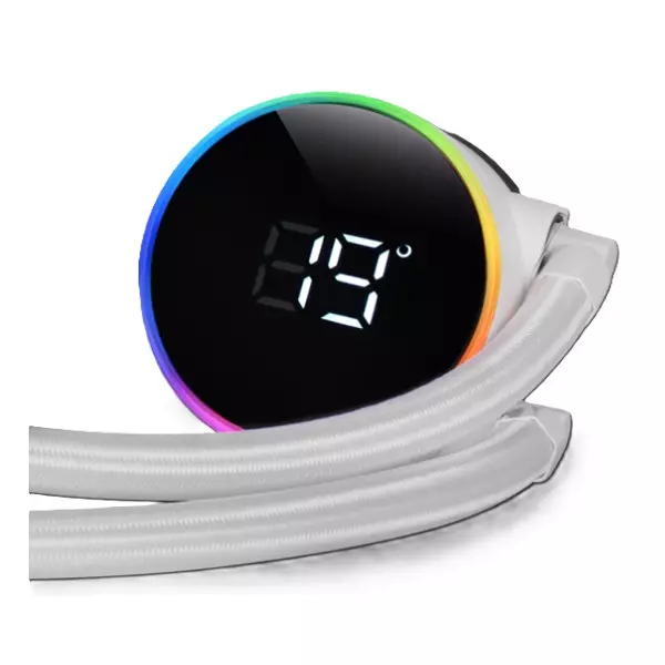&divide; Sistema de refrigeracion liquida mars gaming mllcd240w blanco 2x (12x12) iluminacion frgb tpd 500w p