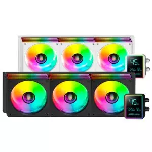 &divide; Sistema de refrigeracion liquida mars gaming mllcdpro360 3x120mm argb 600w tdp pantalla lcd negro