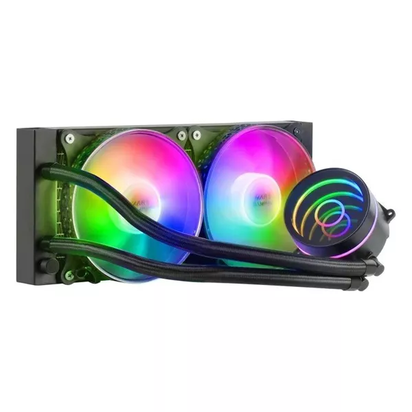 &divide; Sistema de refrigeracion liquida mars gaming ml-one240 black 2x (12x12) iluminacion frgb tpd 400w pa