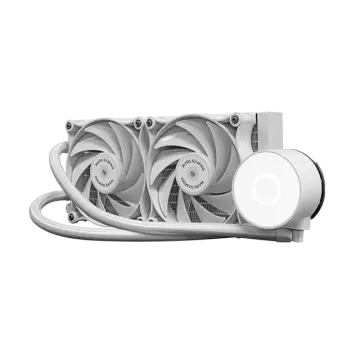 &divide; Sistema de refrigeracion liquida profesional mars gaming mlpro240w blanco 2x120mm fdb cobre intel am