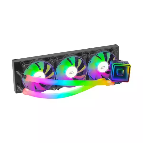 &divide; Sistema de refrigeracion liquida mars gaming ml-ultra360 black 3x12cm iluminacion argb (adressable)