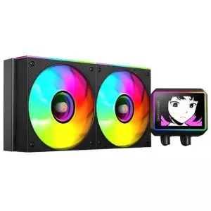 &divide; Sistema de refrigeracion liquida mars gaming mlvisionii240 negro 2x120mm argb tpd 500w pantalla lcd