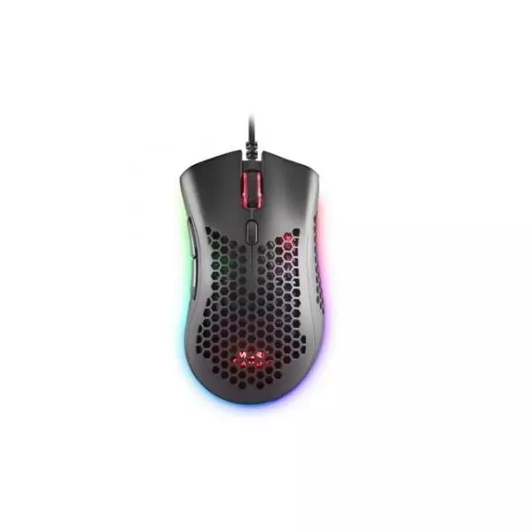 &divide; Mouse mars gaming rgb mmex dise?o hive black 50-32000 dpi pixart 3389pro switch superficie perforada