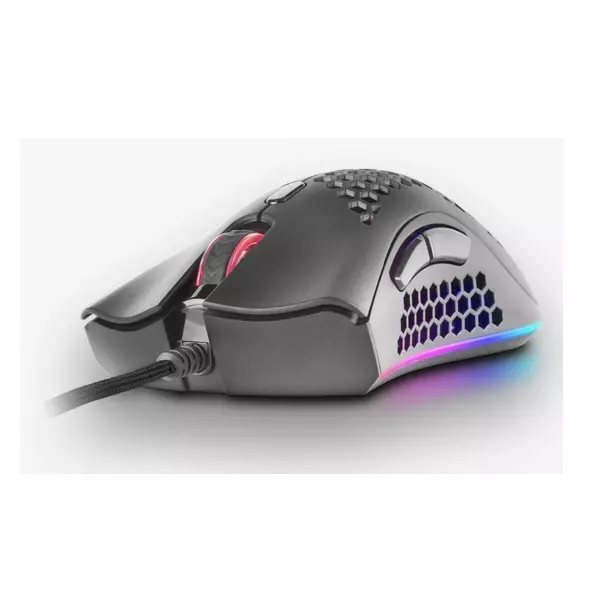&divide; Mouse mars gaming rgb mmex dise?o hive black 50-32000 dpi pixart 3389pro switch superficie perforada