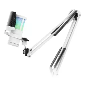 &divide; Micr?fono de estudio profesional mars gaming mmicscw adc 192khz 24bit brazo mecanico filtro pop