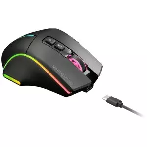 &divide; Mouse mars gaming wireless y bluetooth mmw-vector tri-mode 2.4g ghz bt 5.4 usb-c 7 botones 12000 dpi