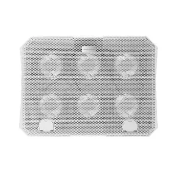 &divide; Base de refrigeracion para portatiles mars gaming mnbc23w con soporte de movil/tablet 6xfans white