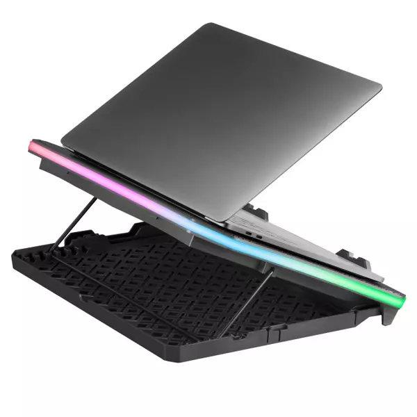 &divide; Base de refrigeracion para portatiles mars gaming mnbc6 con soporte adicional de movil/tablet para p