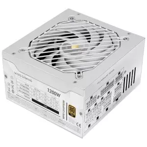 &divide; Fuente de alimentacion modular mars gaming 1200w mpb1200psiw atx 3.1 80 plus gold pfc activo blanco