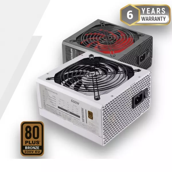 &divide; Fuente alimentacion mars gaming mpb650w 650w blanco 80+ bronze