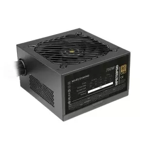 &divide; Fuente mars gaming 750w mpb750psid atx3.1 80+gold pfc activo pcie5.1 12v-2x6 dc-dc digital smd negro