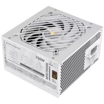 &divide; Fuente de alimentacion mars gaming 750w mpb750siw extreme silence 80 plus bronze blanco