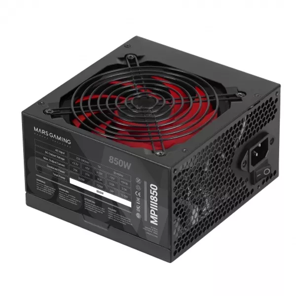 &divide; Fuente alimentacion mars gaming mpiii 850w eficiencia 85%