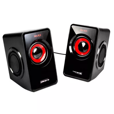 &divide; Altavoces 2.0 mars gaming ms1 10w rms vibro-subwoofer color negro y rojo
