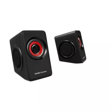 &divide; Altavoces 2.0 mars gaming ms1 10w rms vibro-subwoofer color negro y rojo