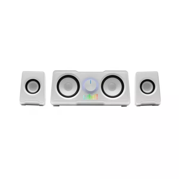 &divide; Altavoces 2.2 mars gaming ms22w sistema de doble subwoofer 35w rgb flow conexion jack 3.5mm color bl