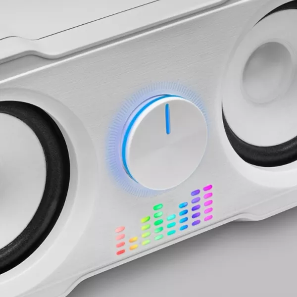 &divide; Altavoces 2.2 mars gaming ms22w sistema de doble subwoofer 35w rgb flow conexion jack 3.5mm color bl