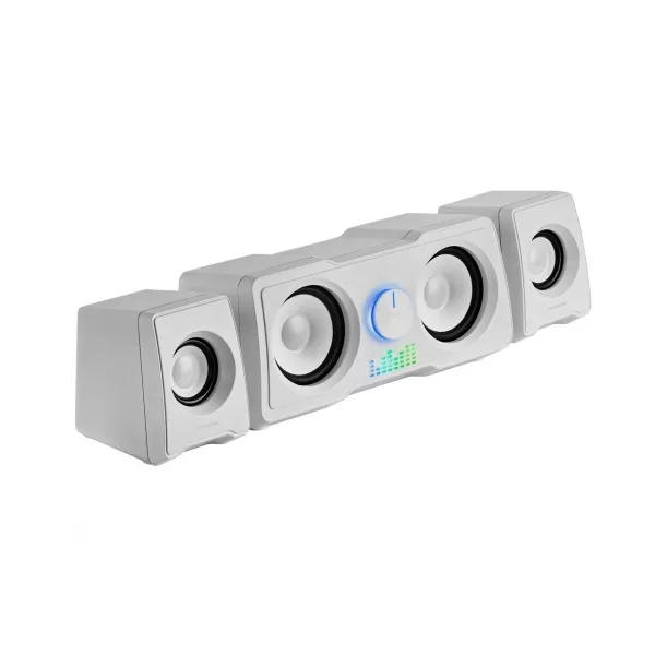 &divide; Altavoces 2.2 mars gaming ms22w sistema de doble subwoofer 35w rgb flow conexion jack 3.5mm color bl