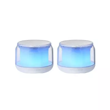 &divide; Altavoz bluetooth 2,0 mars gaming ms-aura white rgb 360? bt 5,3 15w alimentacion usb + jack 3,5mm