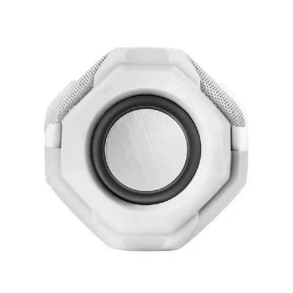 &divide; Altavoz bluetooth portable mas gaming msbax white 10w radio fm, puerto usb y microsd iluminacion rgb