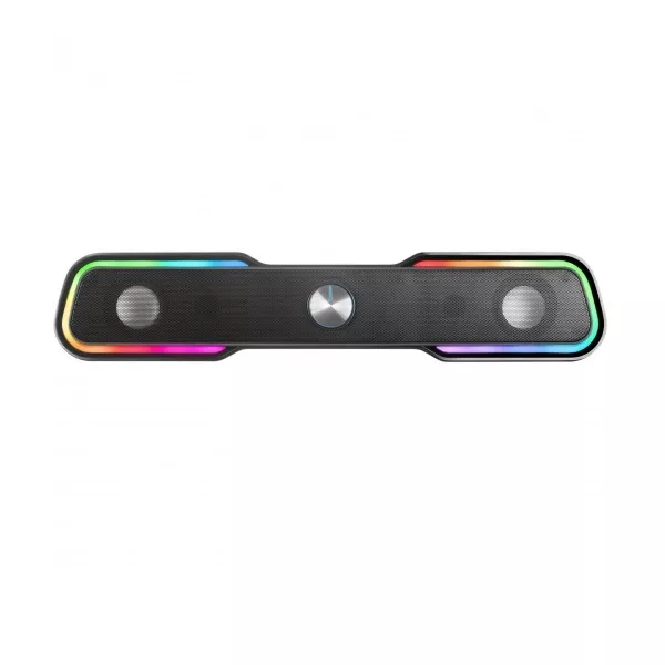 &divide; Barra de sonido bluetooth mars gaming msbx black 10w rms iluminacion rgb dinamico procesador dsp