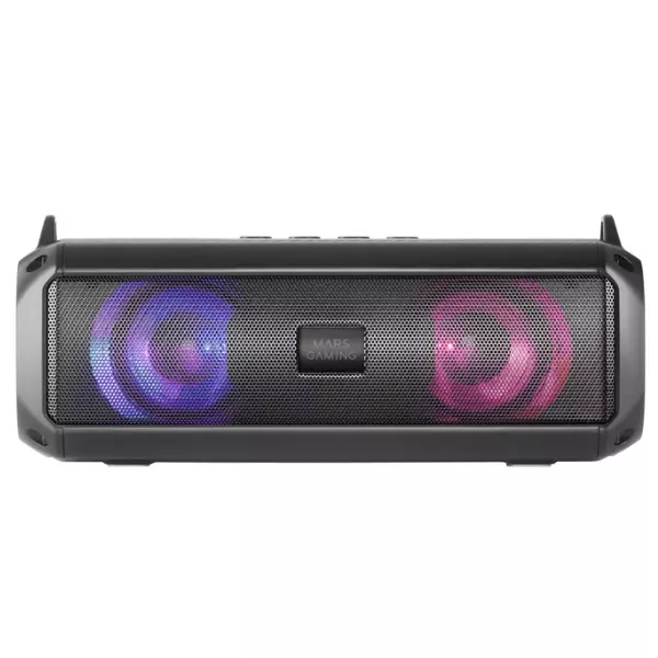 &divide; Altavoz bluetooth portable mars gaming msb-xt negro aux/microsd/usb/fm 20w potencia rgb flow bateria