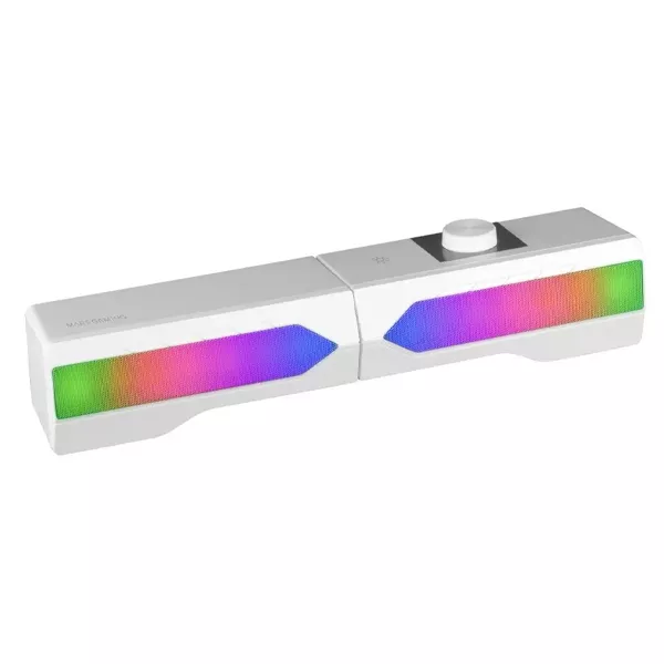 &divide; Altavoces 2.0 bluetooth mars gaming msduo white 2 en 1 convertible en sobremesa 2.0 o soundbar bt 5.