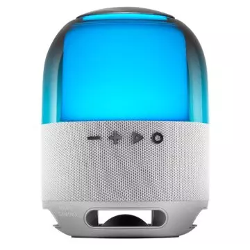 &divide; Altavoz bluetooth portable mars gaming msfloww gris 15w deepbass bt microsd rgb 360 bat 6h