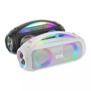 &divide; Altavoz bluetooth portable mars gaming mspulsew negro 50w ultrabass rgb bat. 8h bt usb aux fm