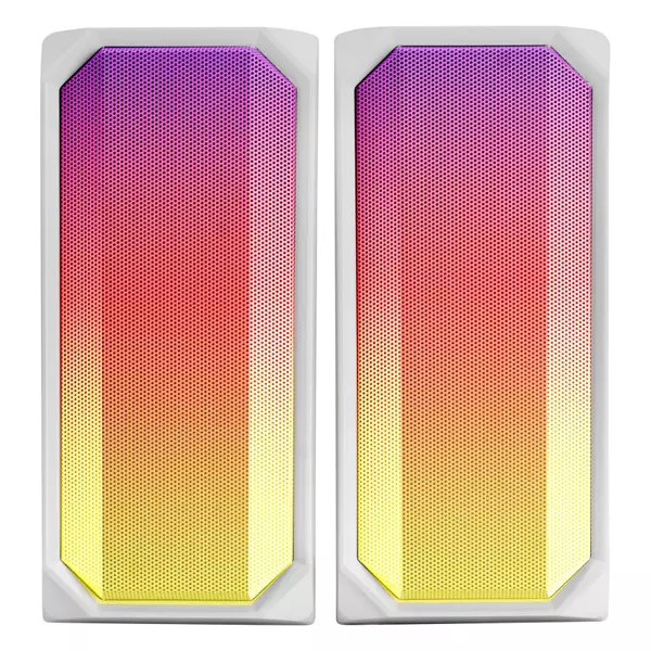 &divide; Altavoces 2.0 bluetooth mars gaming msrgb white full rgb frontal 15w control box jack 3.5mm