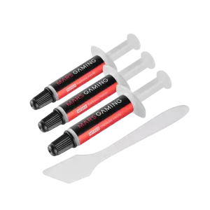 &divide; Pasta disipadora mars gaming mt0x3 pack 3 material nanotecnologico no conductor ultra eficiencia 6w