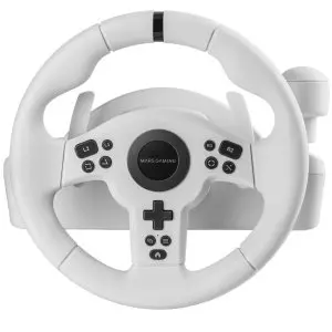&divide; Volante mars gaming mwhrsxonew drivesense 270? pedales y palanca multiplataforma blanco