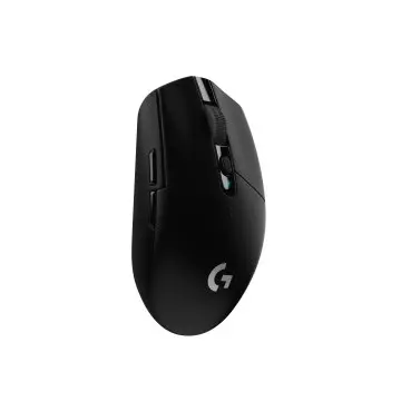 &divide; Mouse logitech wireless y bluetooth g305 12000 dpi 6 botones color negro