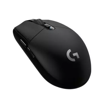 &divide; Mouse logitech wireless y bluetooth g305 12000 dpi 6 botones color negro