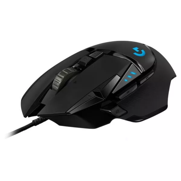 &divide; Mouse logitech gaming g502 hero 16000dpi 11 botones color negro 910-005471