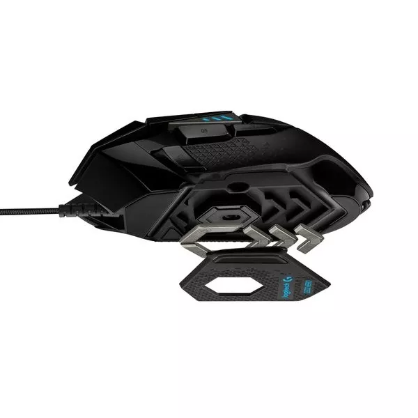 &divide; Mouse logitech gaming g502 hero 16000dpi 11 botones color negro 910-005471