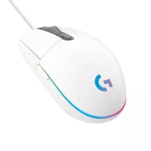 &divide; Mouse logitech g203 lightsync rgb 8000dpi 6 botones color blanco