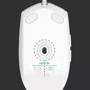 &divide; Mouse logitech g203 lightsync rgb 8000dpi 6 botones color blanco