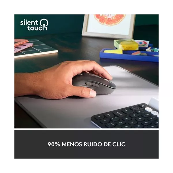 &divide; Mouse logitech wireless signature m650 l color grafito p/n: 910-006236