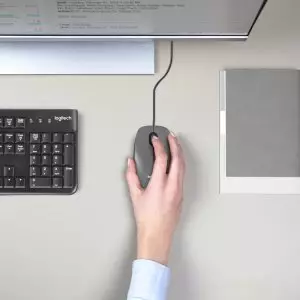 &divide; Mouse logitech m100 negro usb p/n:910-006652