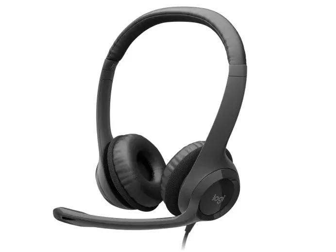 &divide; Headset logitech h390 microfono con supresion de ruido usb p/n:981-000406