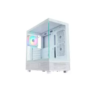 &divide; Caja atx abysm danube sava h400 white 2x3.5" 1x2.5" usb-c gpu max 410mm