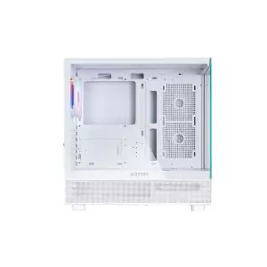 &divide; Caja atx abysm danube sava h400 white 2x3.5" 1x2.5" usb-c gpu max 410mm
