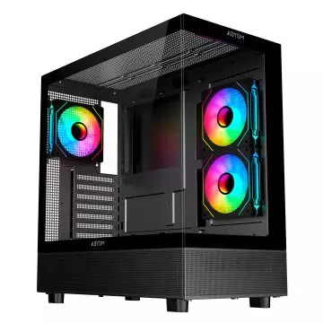 &divide; Caja atx abysm danube sava h400 prime black 2x3.5" 1x2.5" 2xusb3.0 1xusb-c gpu max 410mm n