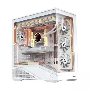 &divide; Caja atx abysm arian frame a400 white 1x3.5" 1x2.5" usb-c gpu max 420mm